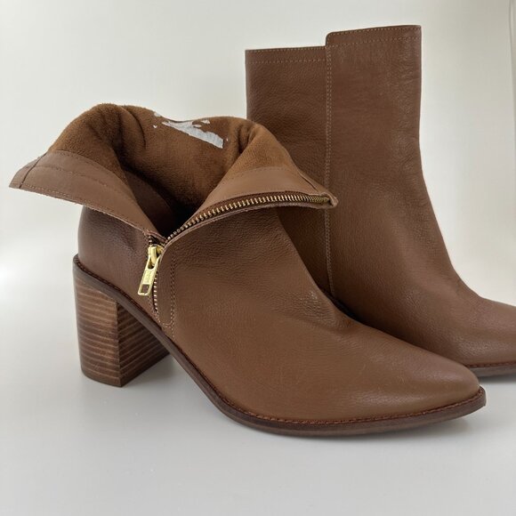 NWOT Seychelles Desirable Women's Boots in Tan/Cognac Leather, Sz 7.5 - Picture 7 of 14